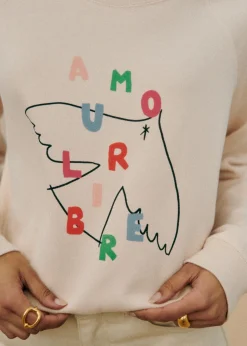 Amour Libre Oiseau Sweatshirt - X Pangea|Sézane Shop