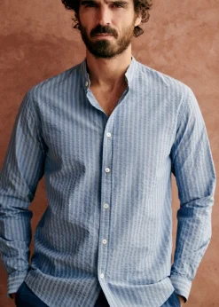 Benny Seersucker Shirt|Sézane Discount