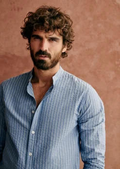 Benny Seersucker Shirt|Sézane Discount