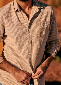 Charlie Seersucker Shirt|Sézane Sale
