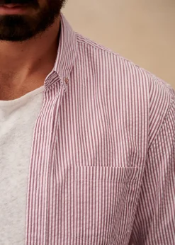 Charlie Seersucker Shirt|Sézane Sale