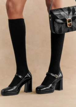Georgia High Heeled Mary Janes|Sézane Outlet