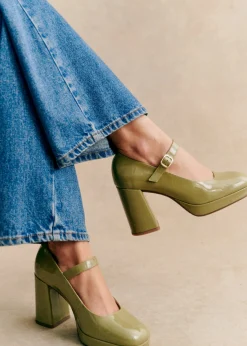 Georgia High Heeled Mary Janes|Sézane Outlet