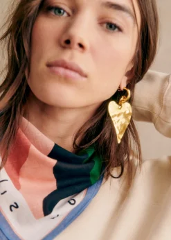 Heart Earrings - X Pangea|Sézane New