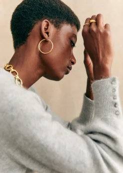 Large Eva Hoops|Sézane Store