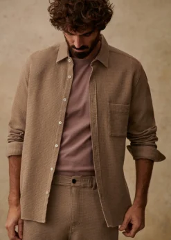 Lars Waffle Shirt|Sézane Store