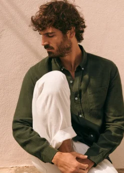 Linen Charlie Shirt|Sézane Outlet