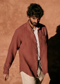 Linen Charlie Shirt|Sézane Outlet