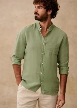 Linen Charlie Shirt|Sézane Outlet