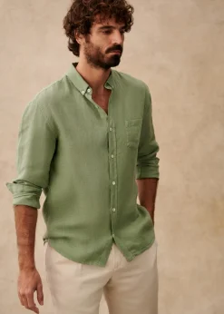 Linen Charlie Shirt|Sézane Outlet
