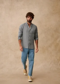 Linen Charlie Shirt|Sézane Outlet