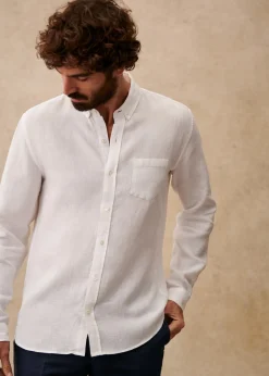 Linen Charlie Shirt|Sézane Outlet