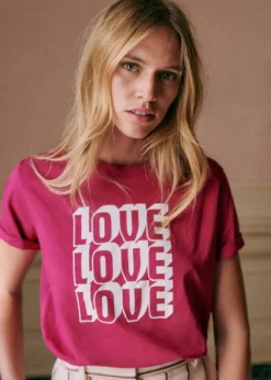 Love Love Love  T-Shirt|Sézane Sale
