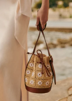Mini Farrow Raphia Bucket|Sézane Best