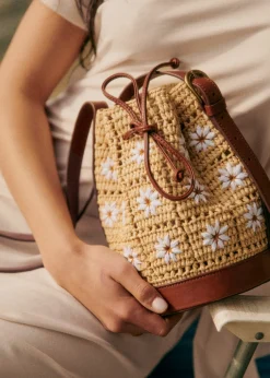 Mini Farrow Raphia Bucket|Sézane Best