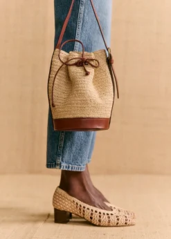 Mini Farrow Raphia Bucket|Sézane Best