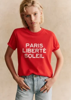 Paris Liberté Soleil T-Shirt|Sézane New