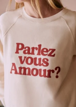 Parlez Vous Amour  Sweat-Shirt - Solidarity Creation|Sézane Discount
