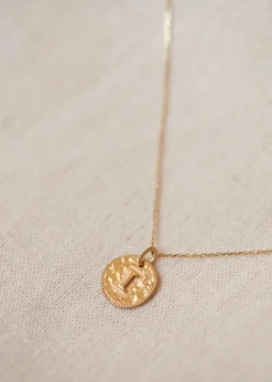 Sara Pendant 9-carat Gold - Letters I To P|Sézane Fashion