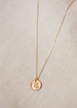 Sara Pendant 9-carat Gold - Letters I To P|Sézane Fashion