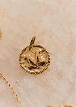 Sara Pendant 9-carat Gold - Letters I To P|Sézane Fashion