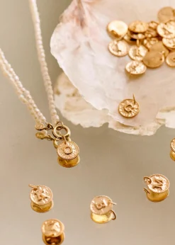 Sara Pendant 9-carat Gold - Letters I To P|Sézane Fashion